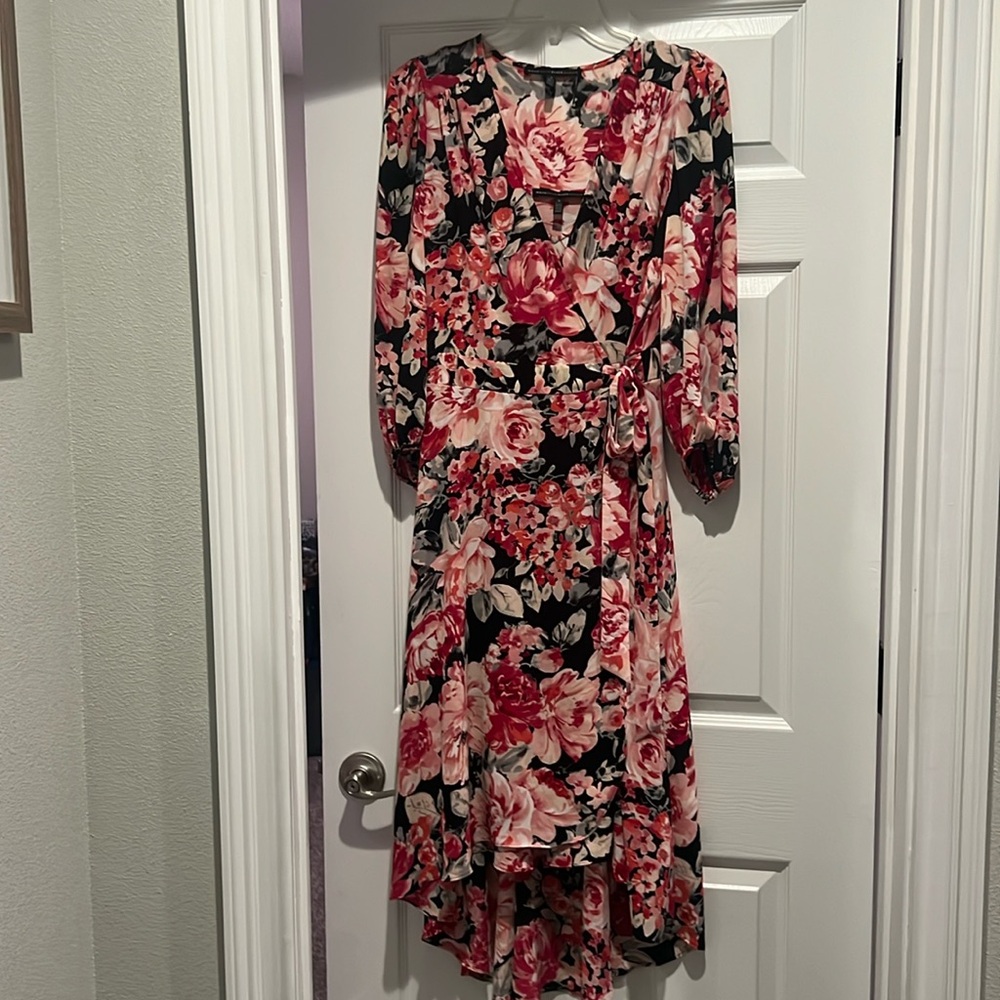 Floral wrap dress - 2 ways!